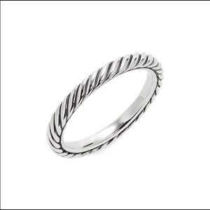 DAVID YURMAN Cable Classic Silver Stacking…